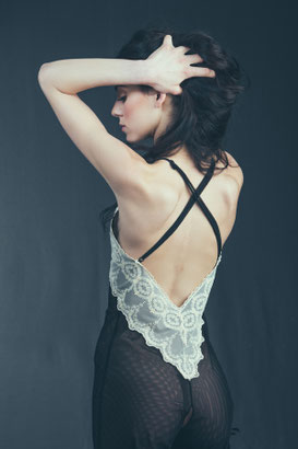 Chic bondage luxury erotic lingerie, Claire artlingerie exclusive on Darkest Fox NYC Design Veronica De Luca, Hot coutured in hot couture atelier Italia