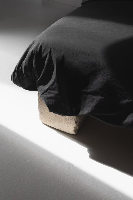 Bed linen set haute interior couture black cotton sheets black cotton pillowcase sheet and duvet cover