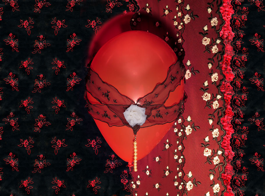 haute couture lingerie lace design studio for a pearl thong red balloon