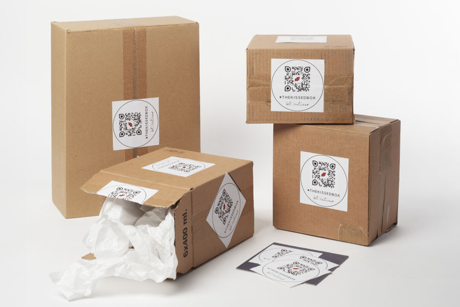 The kissed box shipping box project for sustainable luxury